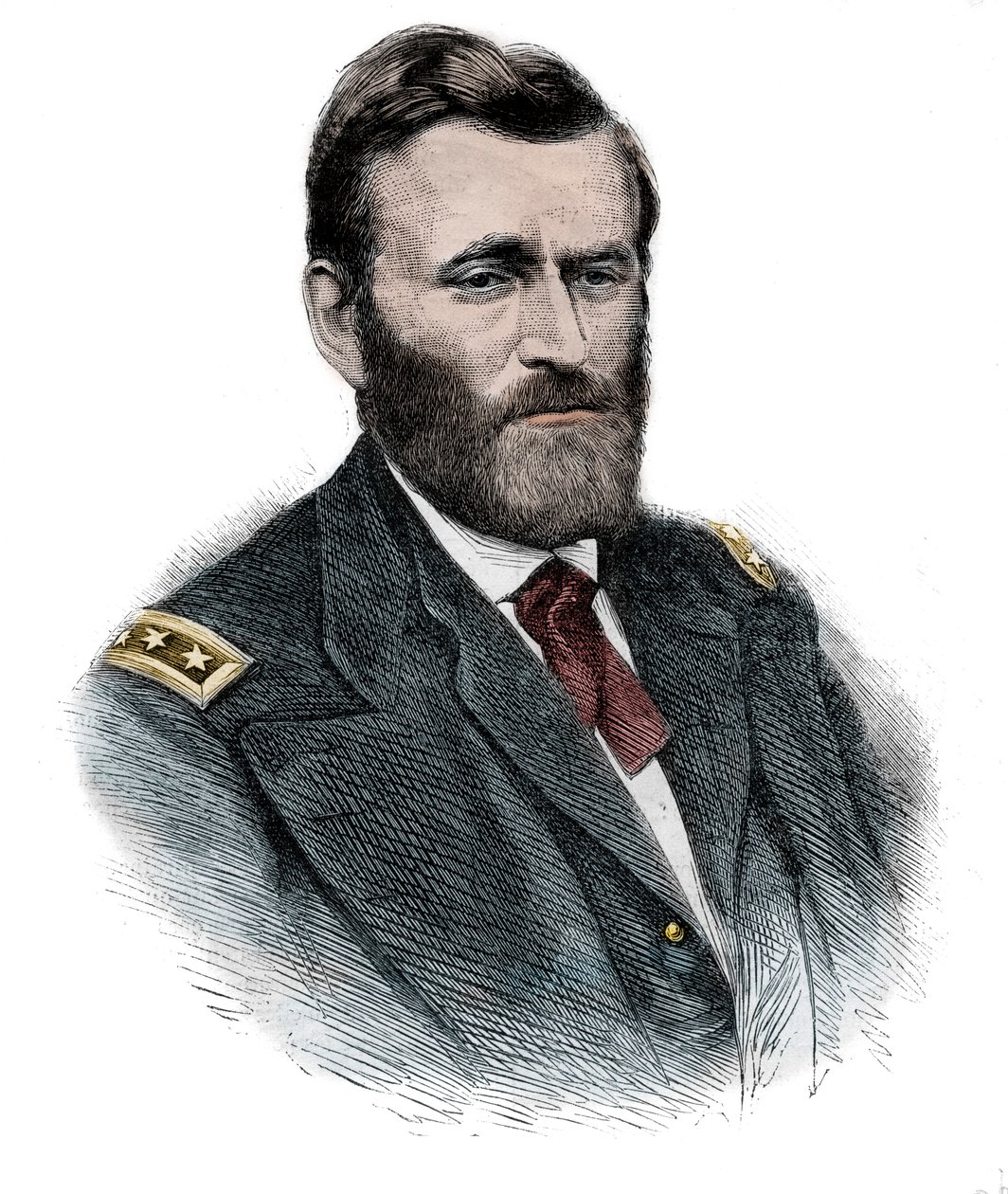 General Grant - Portret Nordyckiego generała Ulyssesa Simpsona Granta (1822-1885). autorstwa Unknown artist