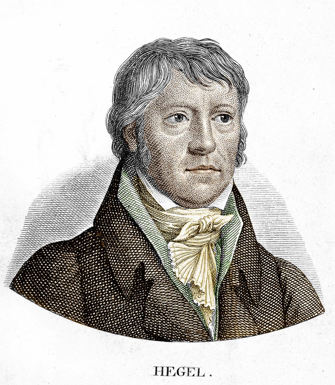 Georg Wilhelm Friedrich Hegel (1770 - 1831), niemiecki filozof autorstwa Unknown artist