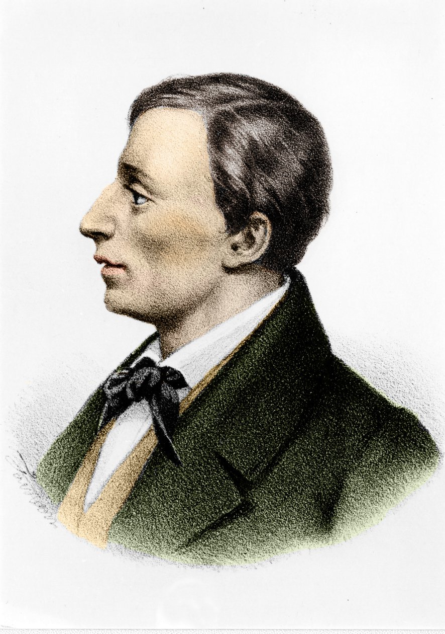 Giacomo Leopardi (1798 - 1837) autorstwa Unknown artist