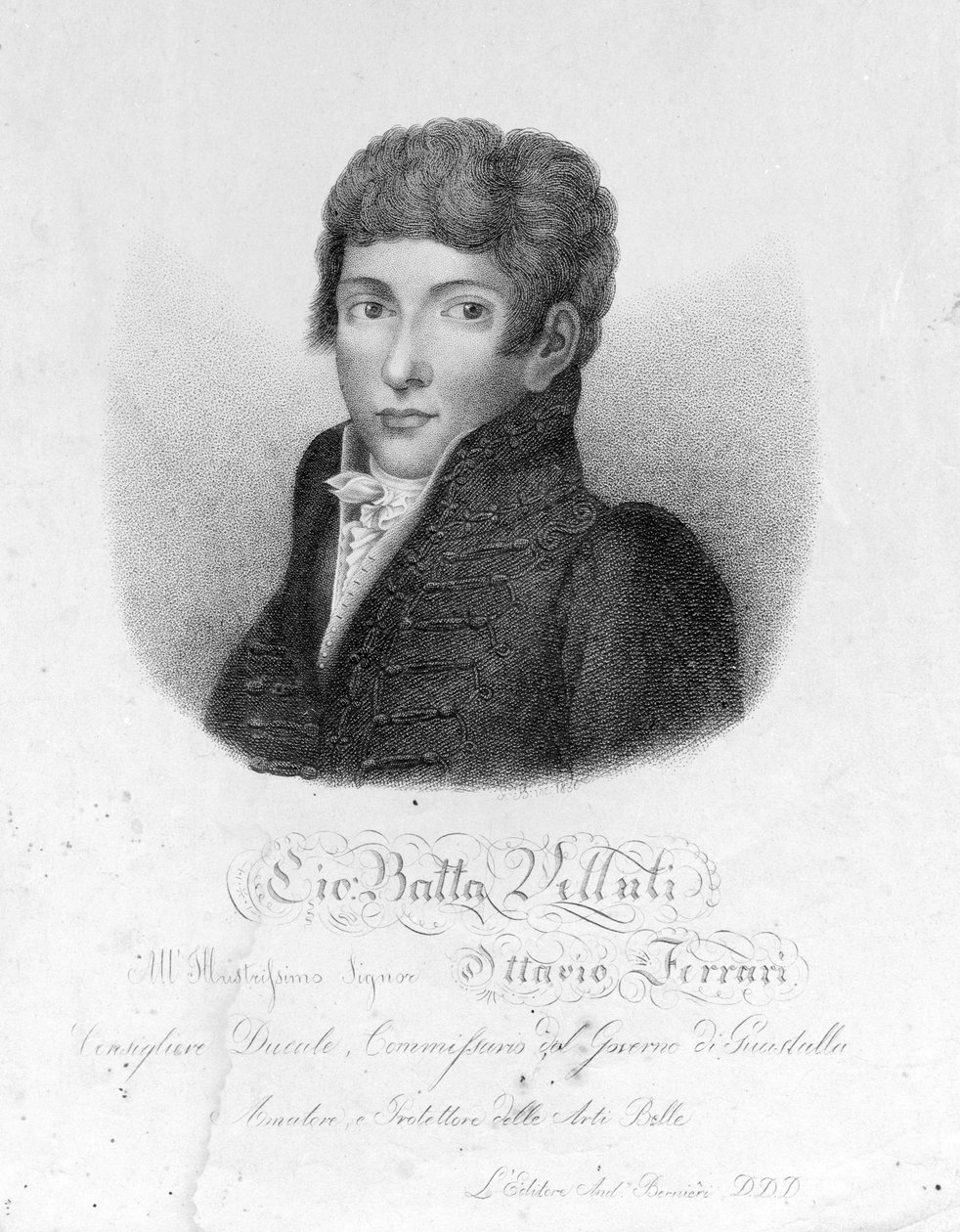 Giovanni Battista Velluti (1781-1861), ostatnia opera kastratów. autorstwa Unknown artist