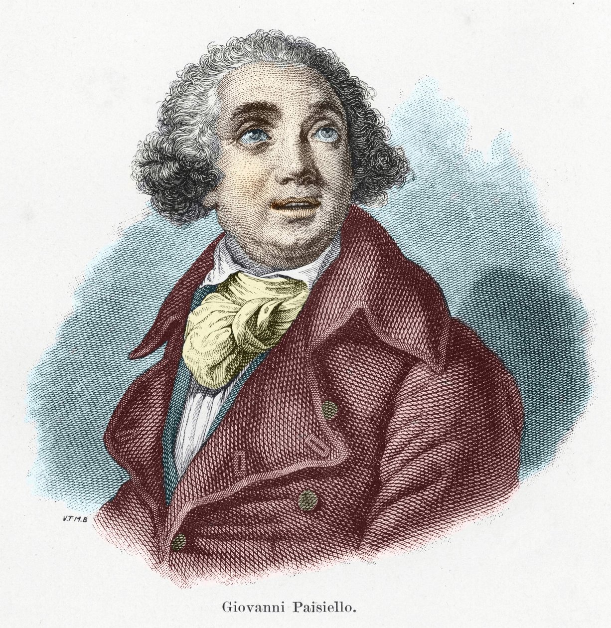 Giovanni Paisiello (lub Nazioniello) (1740-1816), włoski kompozytor. autorstwa Unknown artist