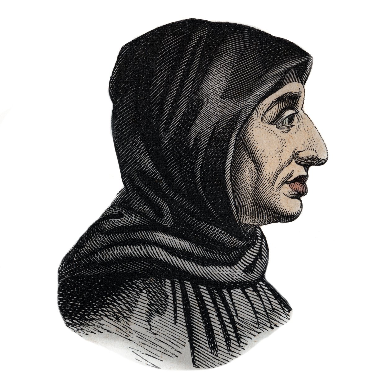 Girolamo Savonarola (1452 -1498) Włoski ksiądz dominikanin i przywódca Florencji - Portret Hieronima Savonarole (Girolamo Savonarola (1452-1498), włoski predykator i reformator dominikanów autorstwa Unknown artist