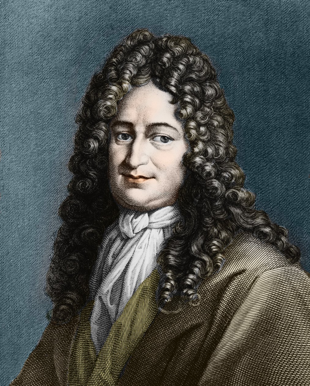 Gottfried Wilhelm von Leibniz (1646-1716), niemiecki filozof autorstwa Unknown artist