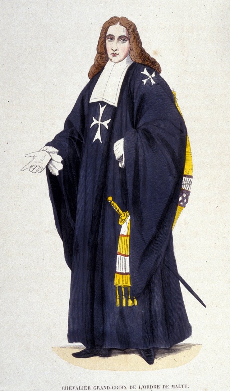 Wielki Rycerz - Krzyż Orderu Maltańskiego XIX w. autorstwa Unknown artist