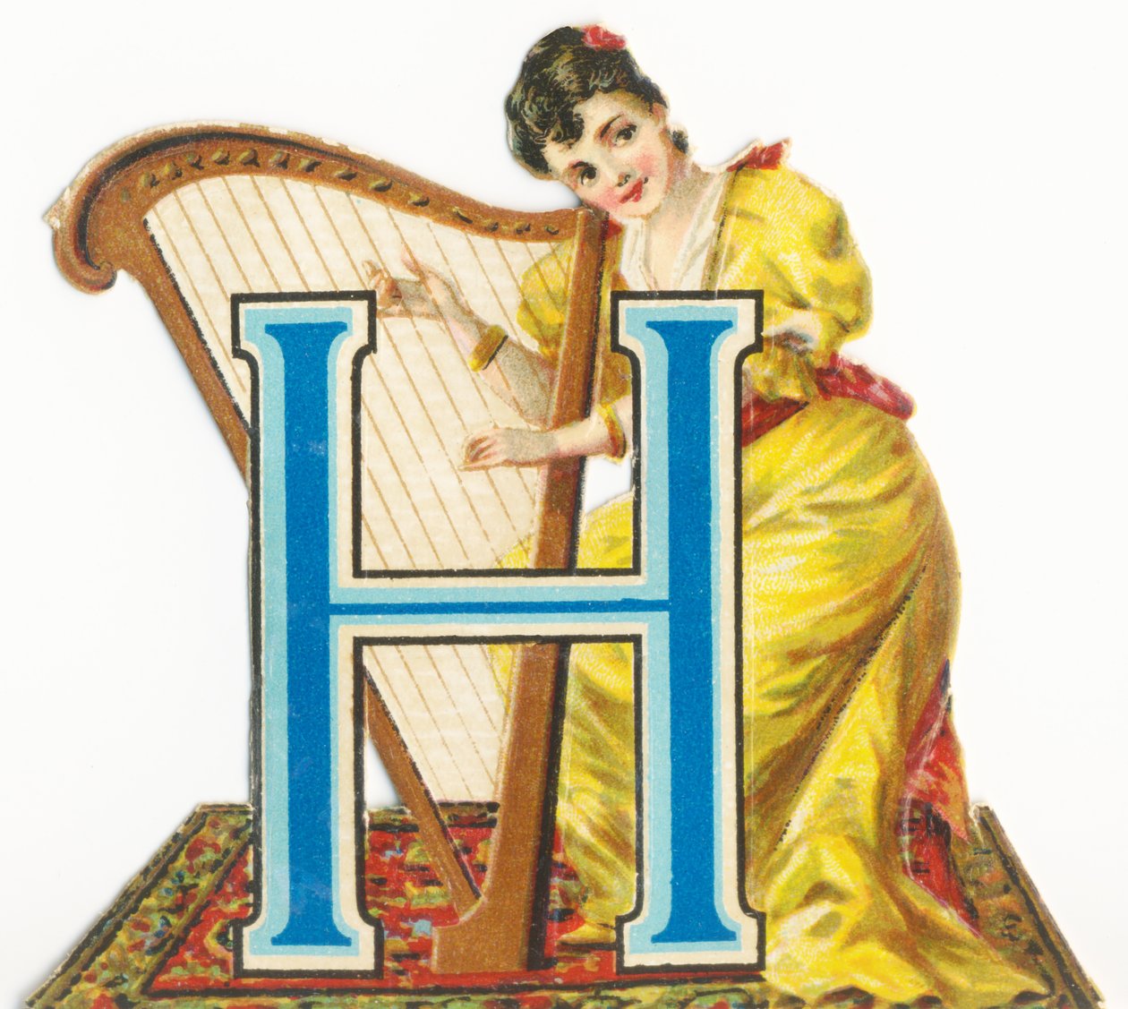 H: Harfista autorstwa Unknown artist