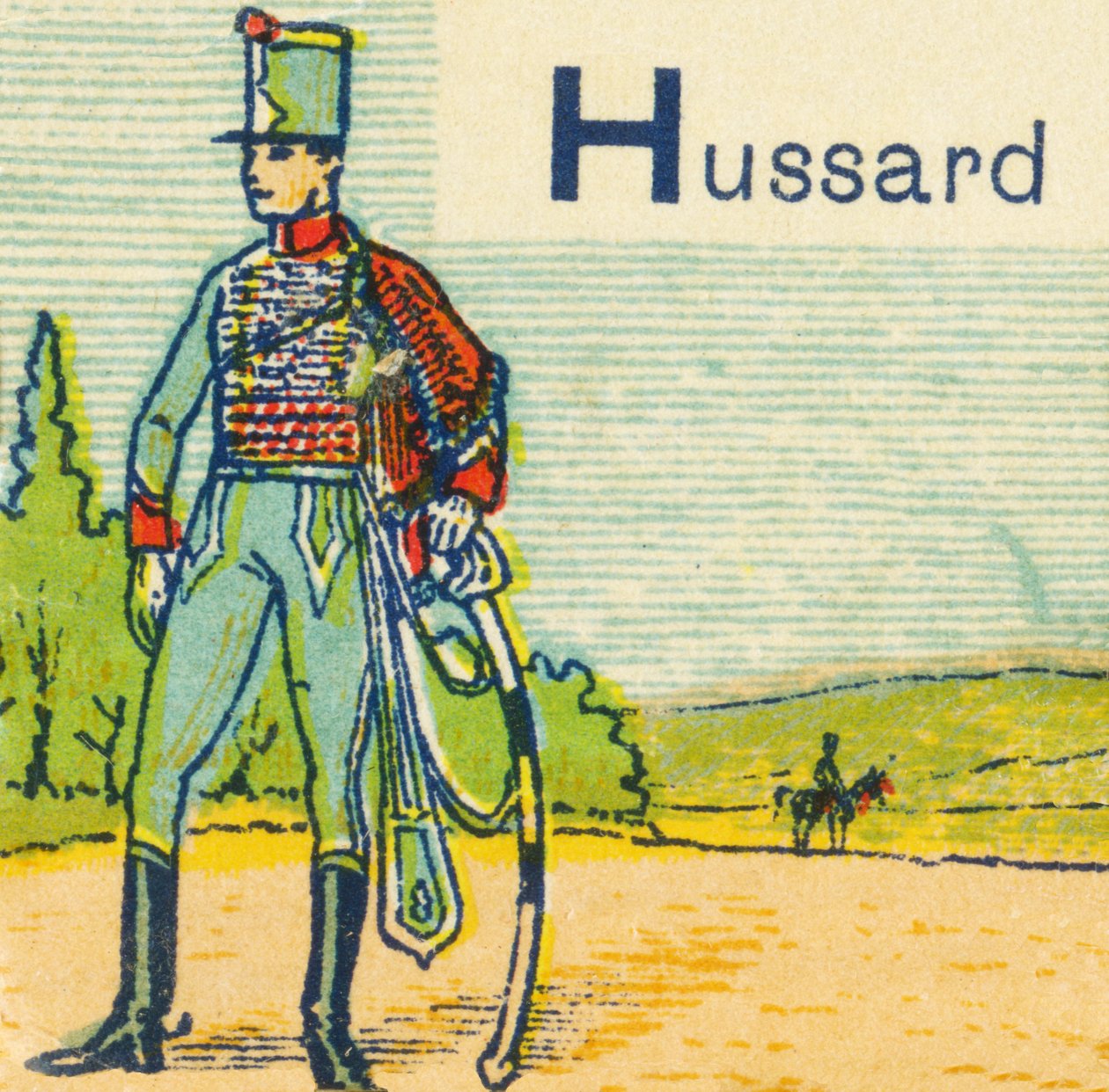 H jak Hussard autorstwa Unknown artist