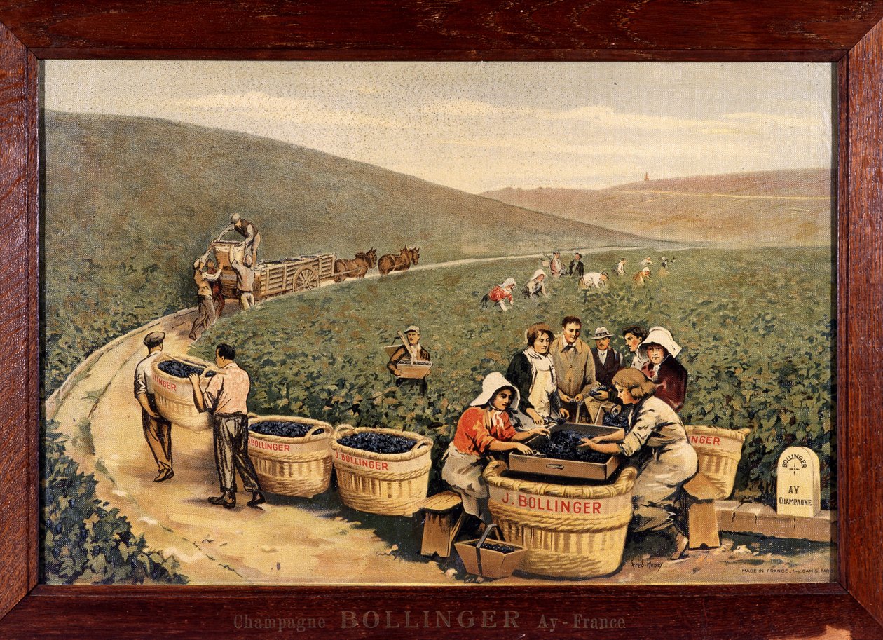 Żniwa w Bollinger. około 1900 r. autorstwa Unknown Artist