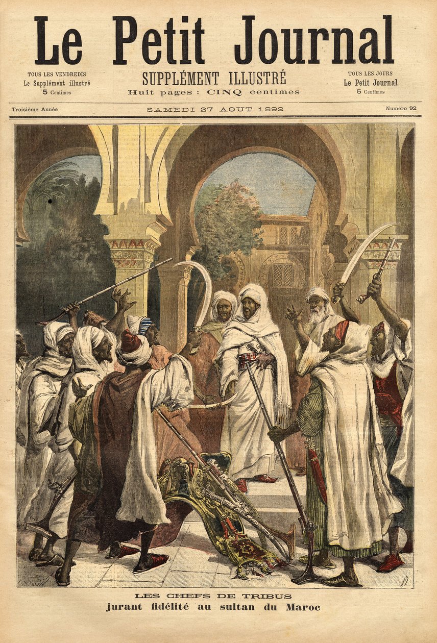 Hassan I ( Moulay Hassan autorstwa Unknown artist