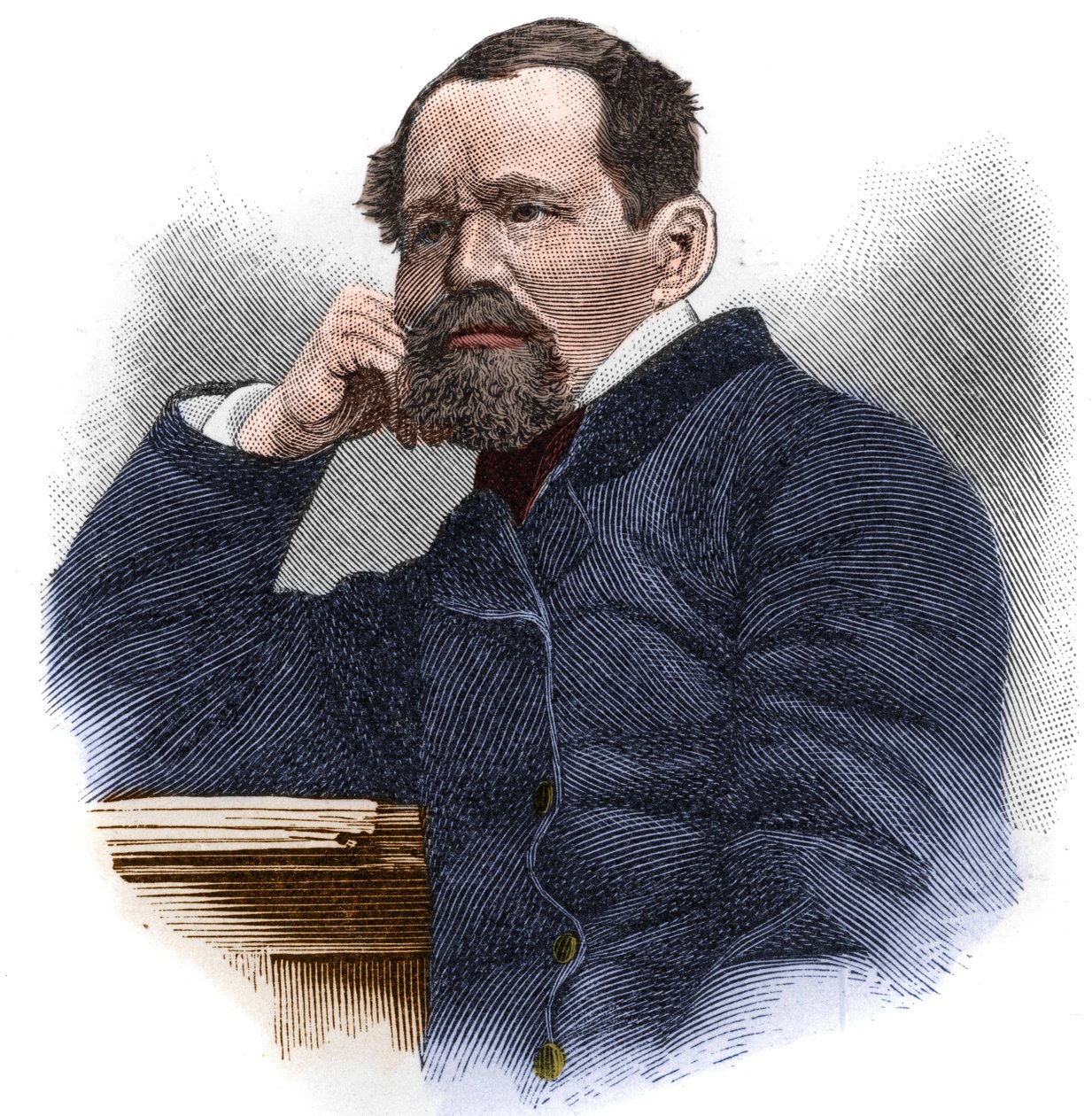 Heinrich Laube (1806-1884) niemiecki pisarz i dramaturg autorstwa Unknown artist