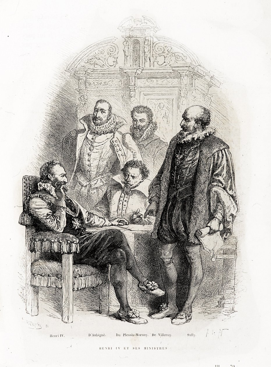 Henryk IV (1553-1610) i jego ministrowie: Theodore Agrippa d