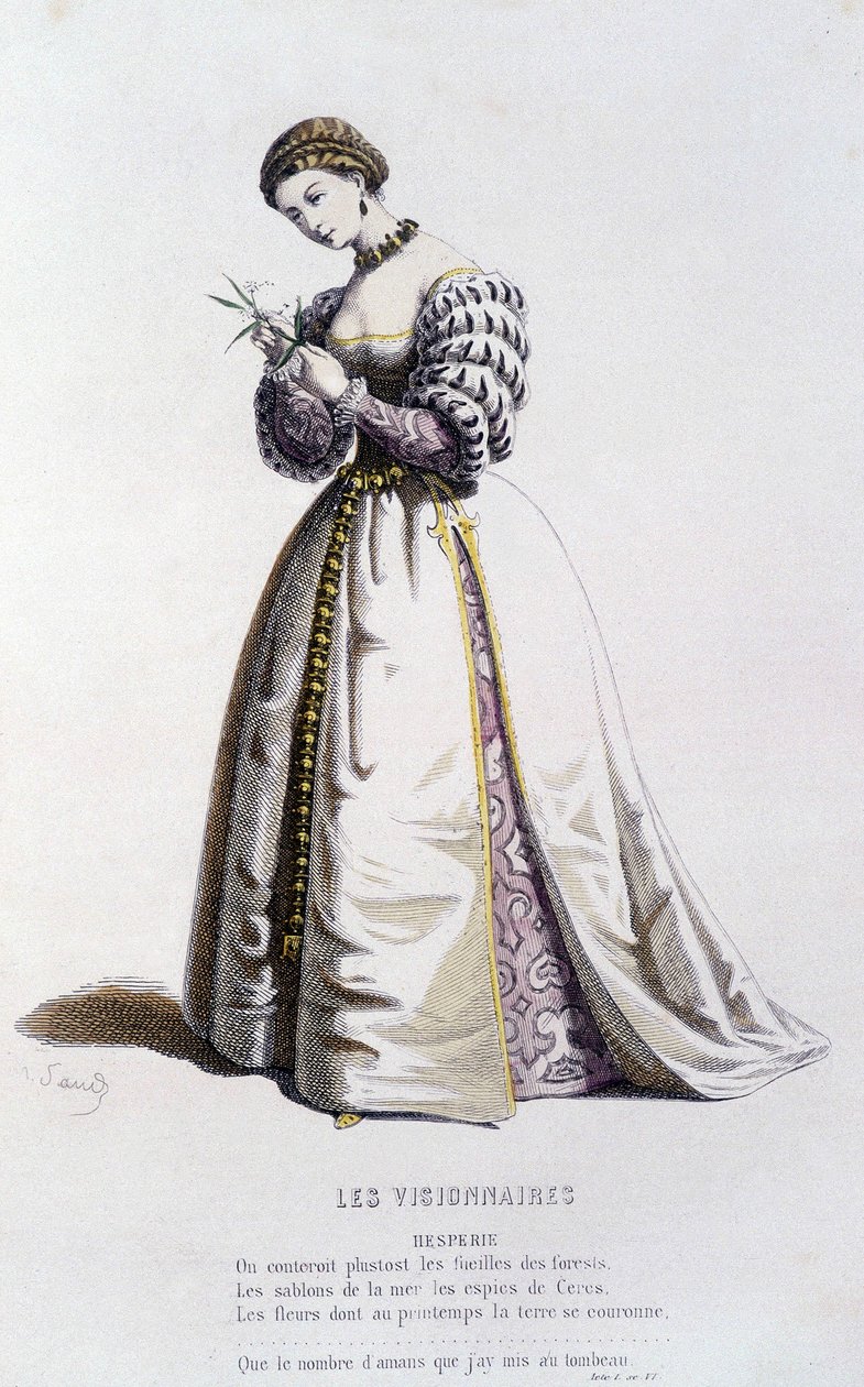 Hesperie w „”wizjonerach”” (Jean Desmarets Saint Sorlin w 1637), w „”Teatrze francuskim w XVI i XVII wieku przed Molierem”” Edouarda Fourniera. autorstwa Unknown artist