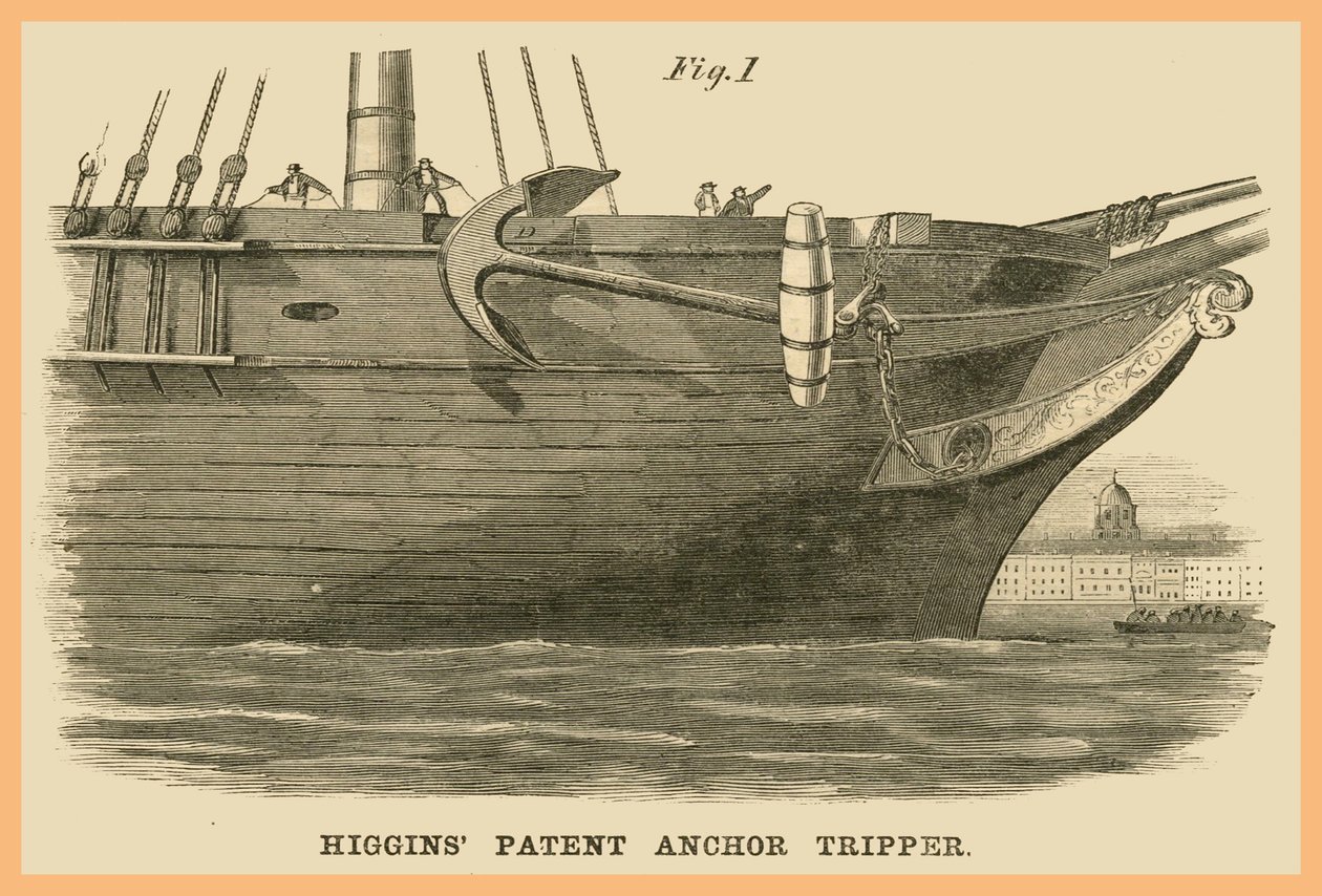 Higgins Patent Anchor Tripper autorstwa Unknown Artist