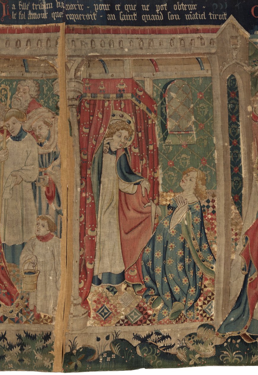 Historia św. Piata i św. Eleutery, Scena 11: Kuszenie św. autorstwa Unknown artist