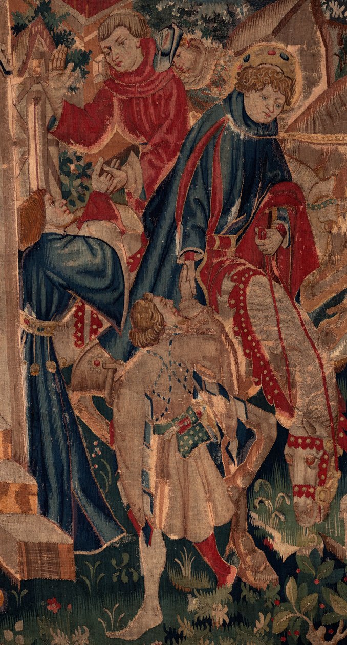 Historia św. Piata i św. Eleuthere, scena 8, centrum detali autorstwa Unknown artist
