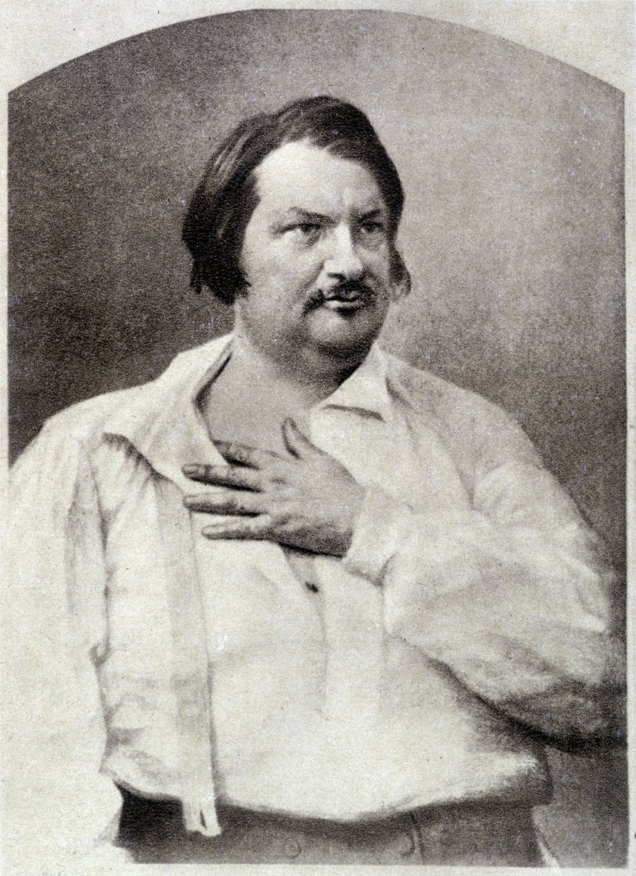 Honoré de Balzac, około 1850 autorstwa Unknown artist