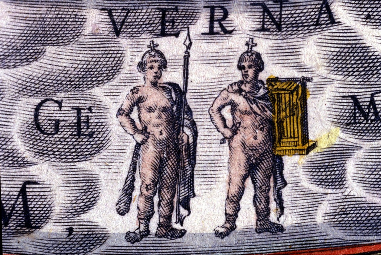 Horoskop: znak zodiaku, Bliźnięta. autorstwa Unknown artist