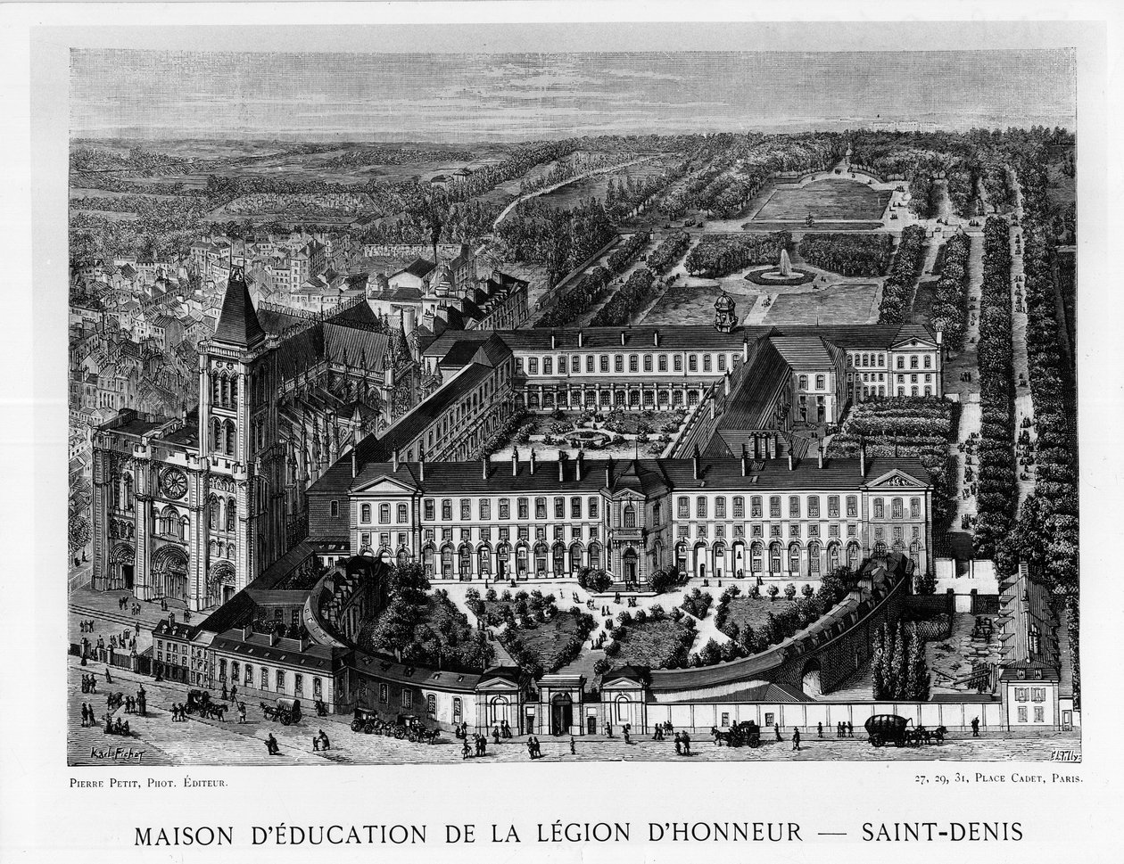 Dom Wychowania Legii Honorowej, Saint-Denis autorstwa Unknown artist