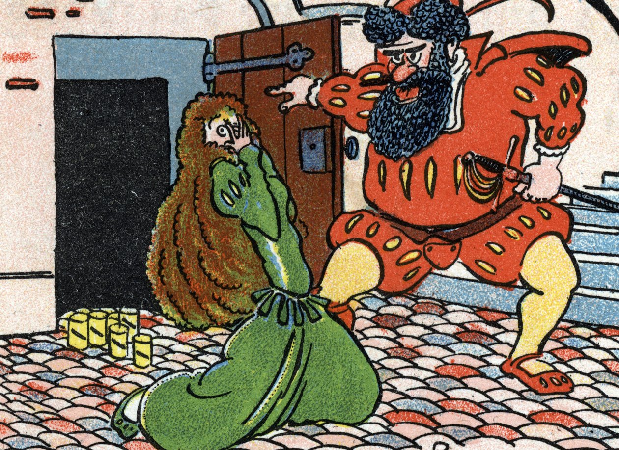 Ilustracja do filmu "Bluebeard" autorstwa Unknown Artist