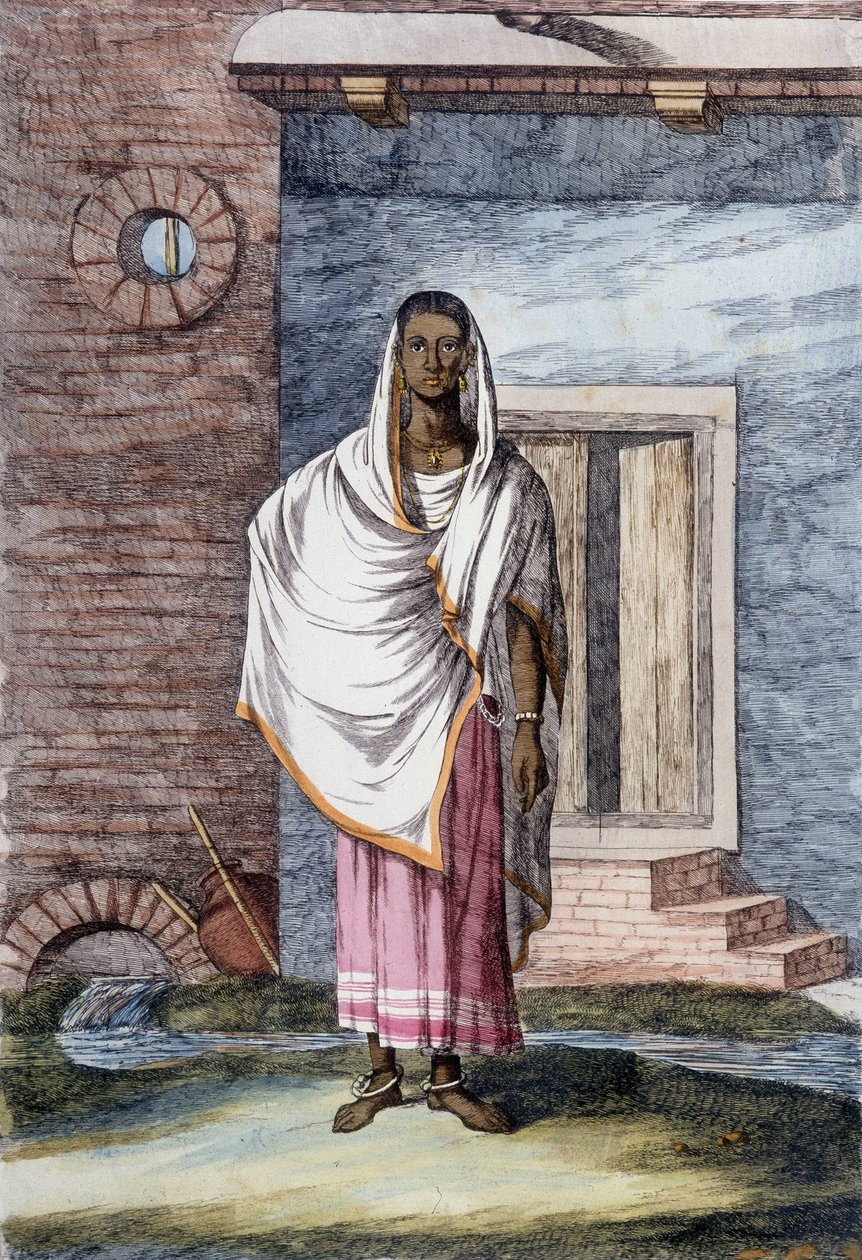 Kultura i cywilizacja indyjska: Hidjera, baletnica w Indiach. autorstwa Unknown artist