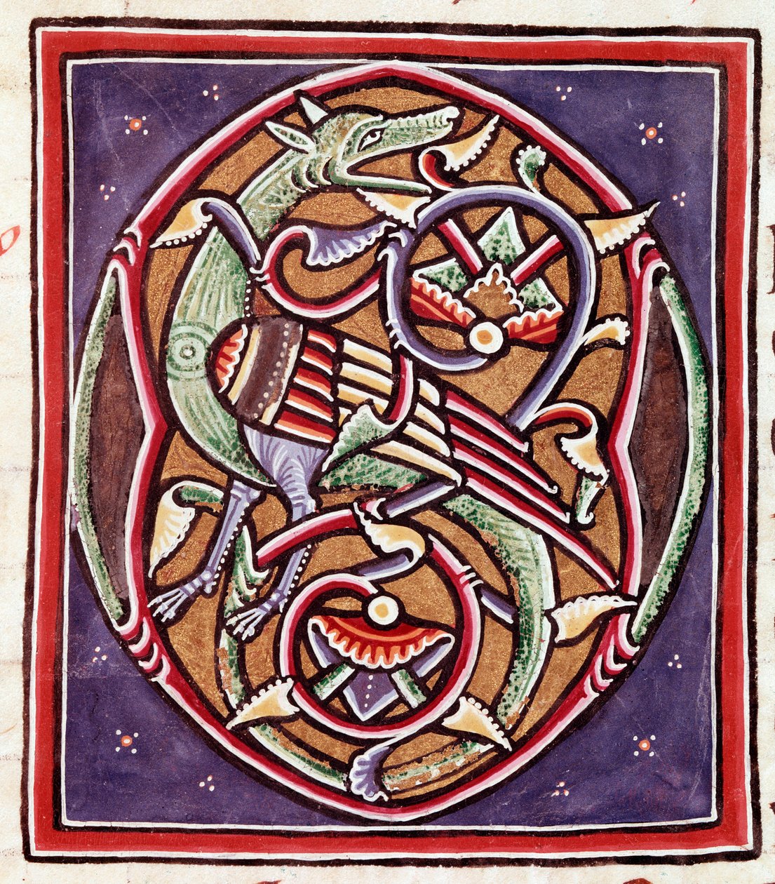 Pierwszy list z wyimaginowanym stworzeniem (miniaturowy) autorstwa Unknown artist