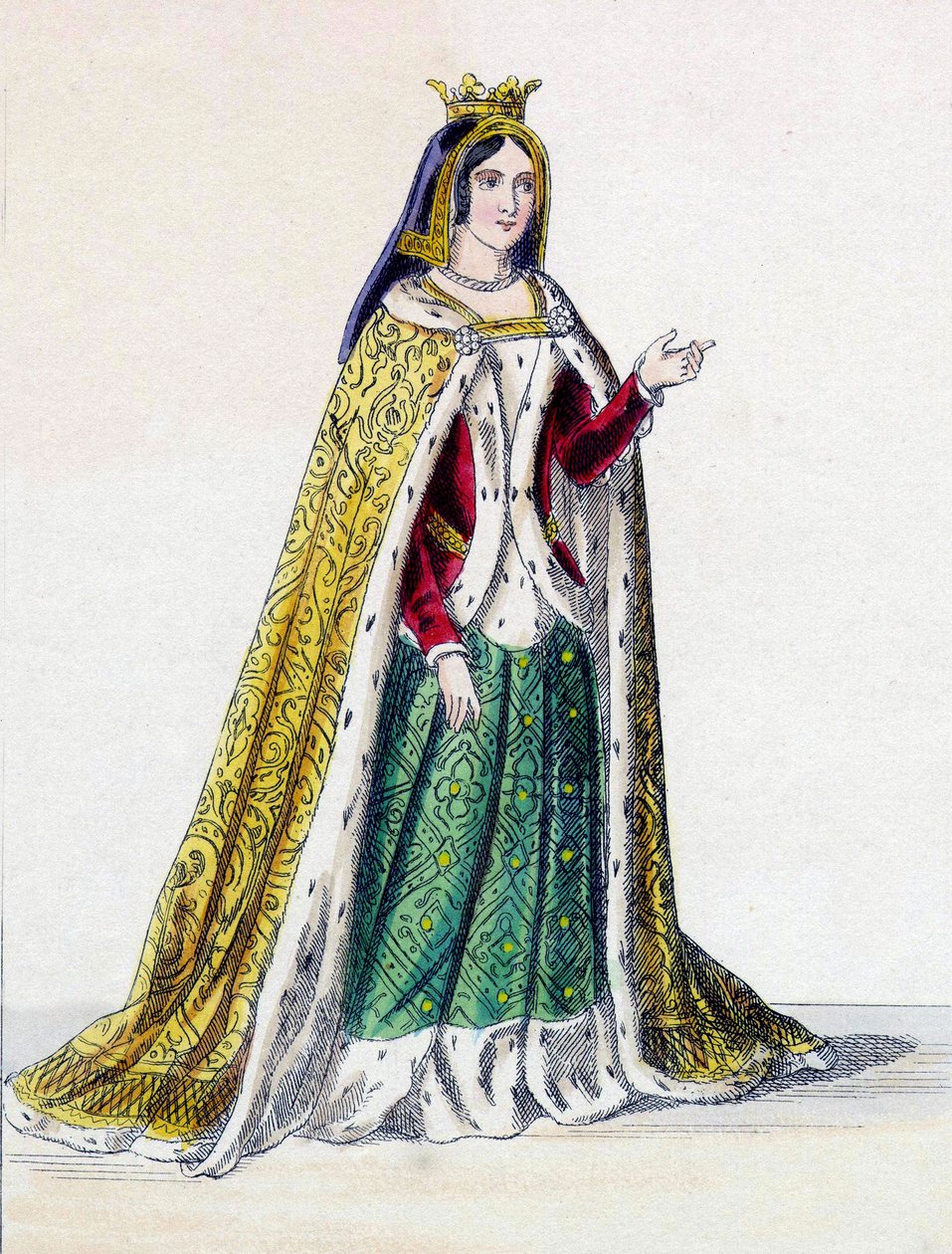 Izabela I Kastylii, znana jako katoliczka (1451-1504), królowa Kastylii. autorstwa Unknown artist