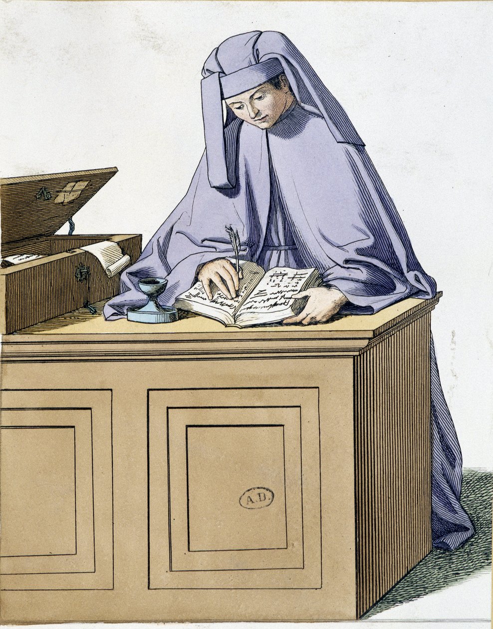 włoski notariusz ze Sieny autorstwa Unknown artist