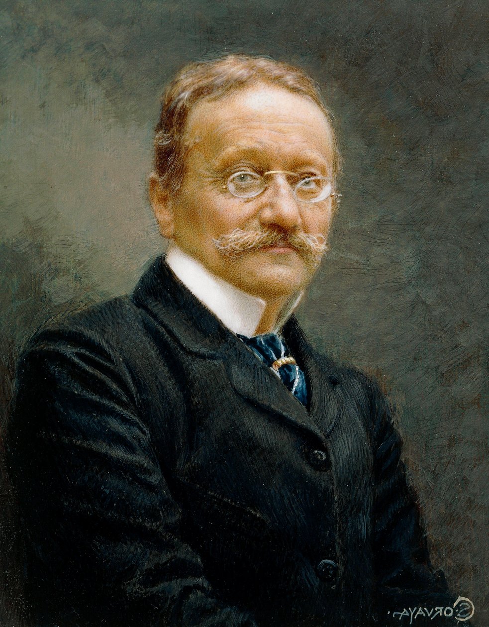 Włochy, Mediolan, Portret włoskiego poety, kompozytora i librecisty Arrigo Boito (1842–1918) autorstwa Unknown Artist