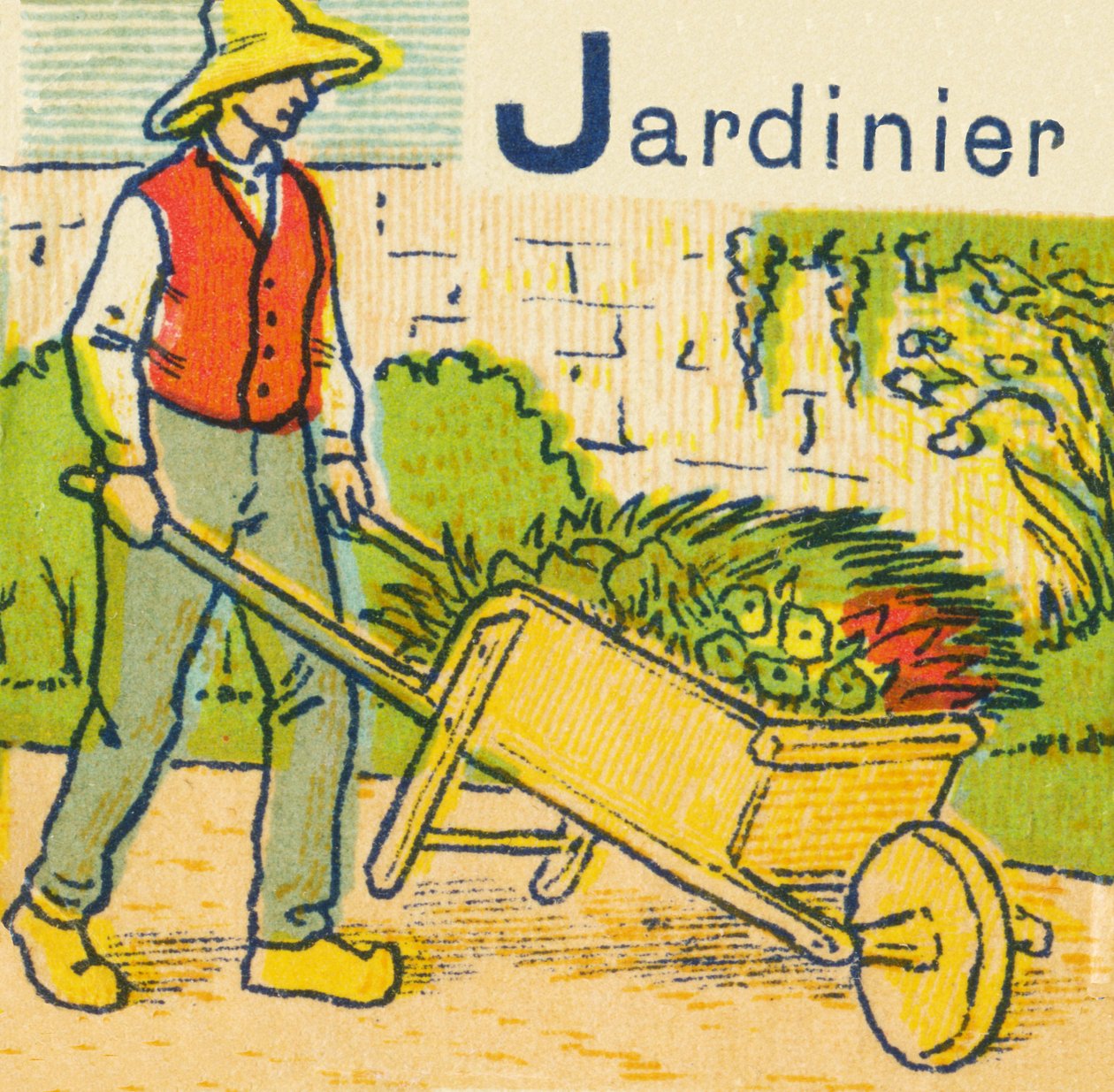 J jako Ogrodnik autorstwa Unknown artist