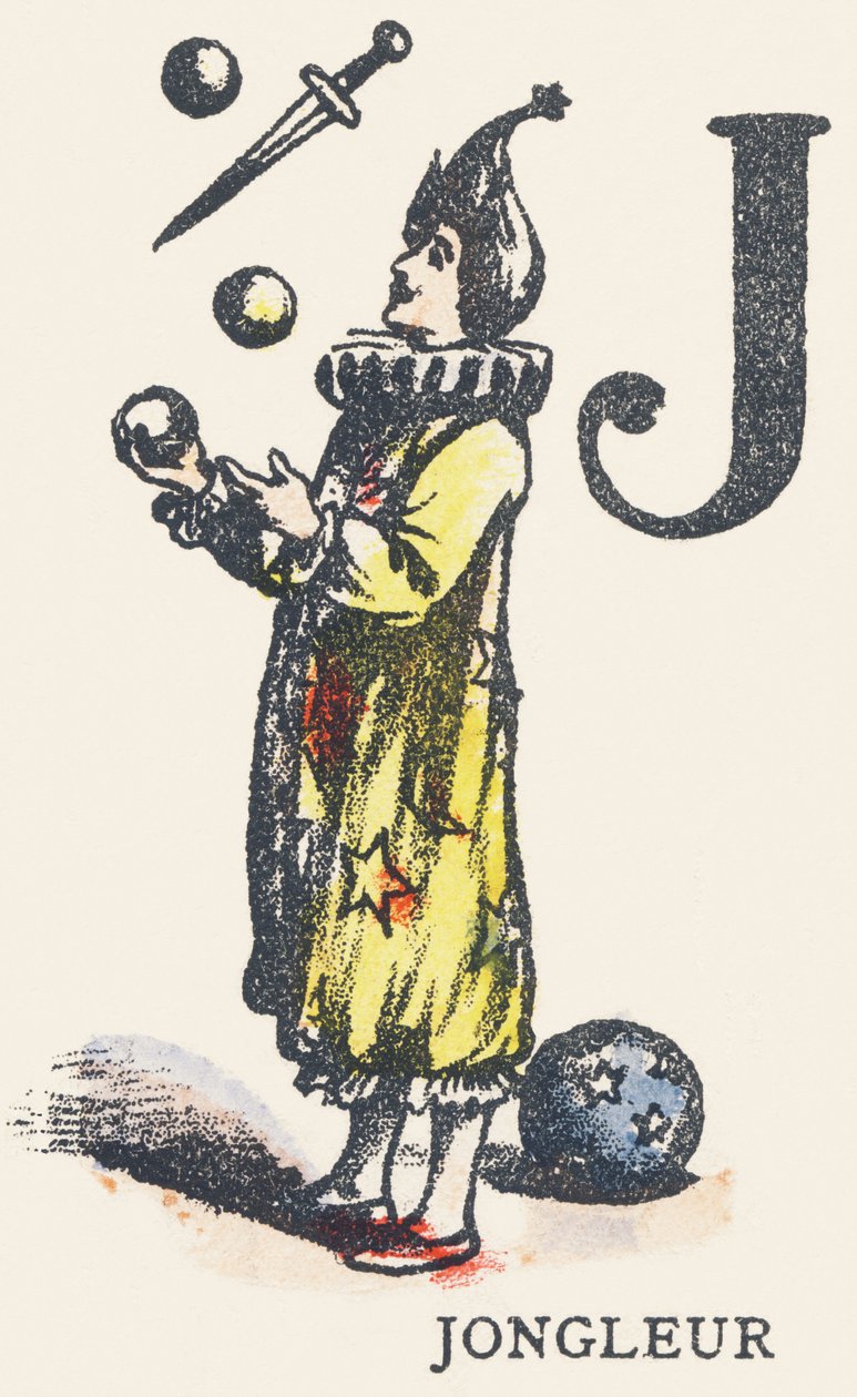 J: żongler autorstwa Unknown artist