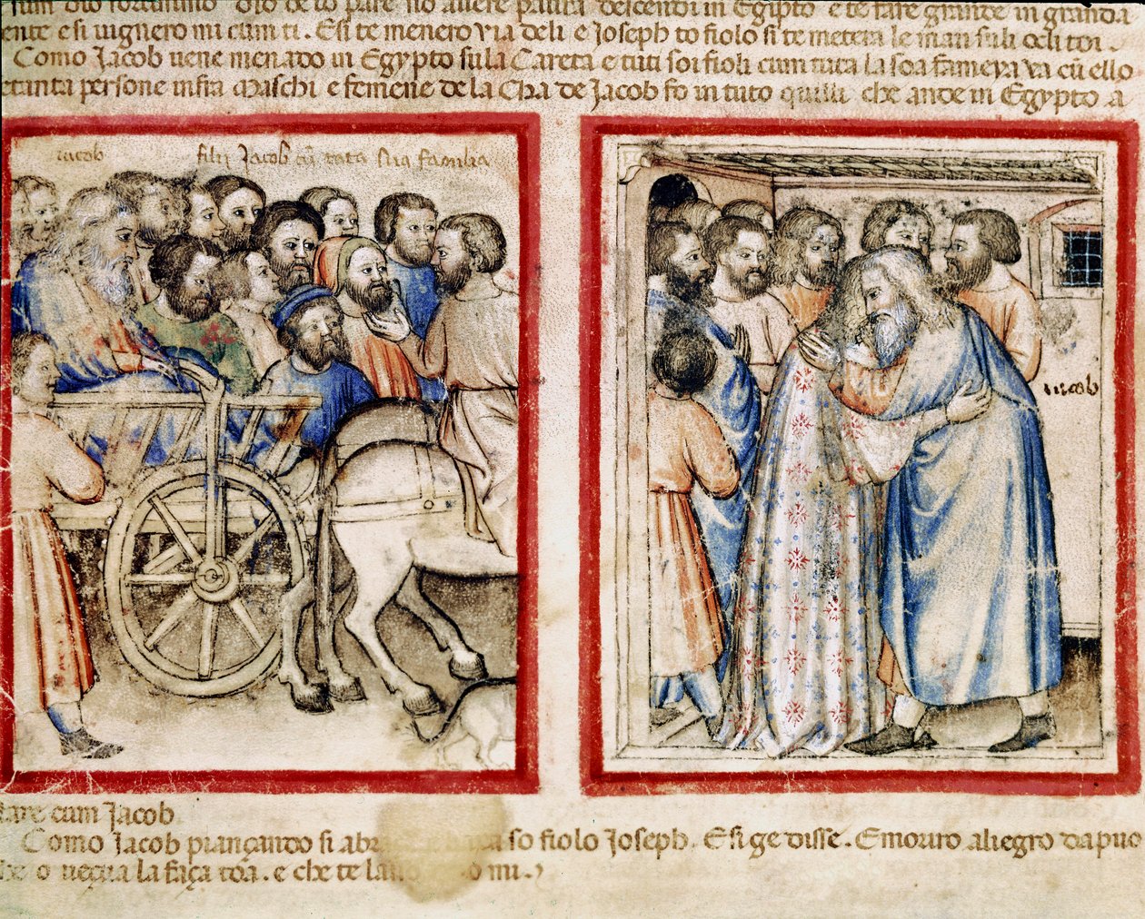 Codex 212 (lub Kodeks Padewski lub Biblia Padwy) 1390-1400 Rovigo, Accademia dei Concordi autorstwa Unknown artist