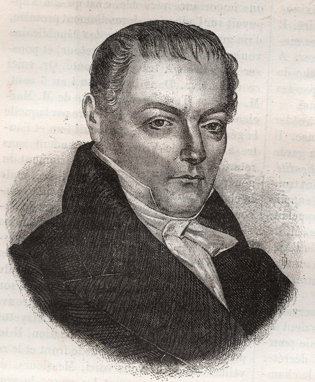 Jacques Francois Nicolas Bavoux 1774-1848 sędzia i polityk - autorstwa Unknown artist