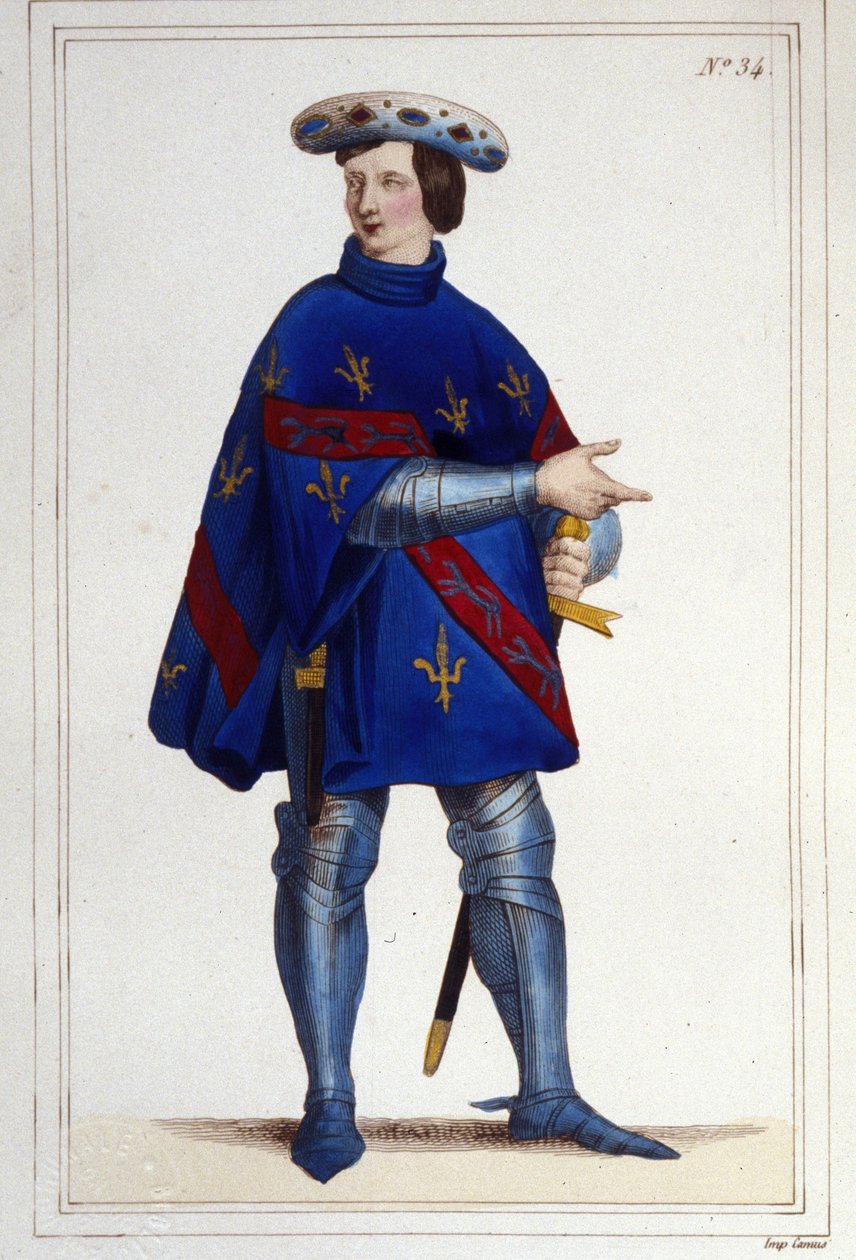 Jacques de Bourbon, hrabia La Marche, konstabl Francji w 1354 (? -1361). autorstwa Unknown artist