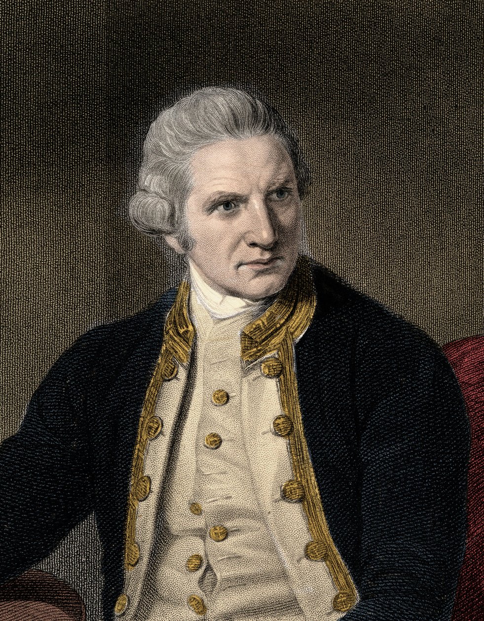 James Cook 1728-1779 - rycina - XIX wiek autorstwa Unknown artist