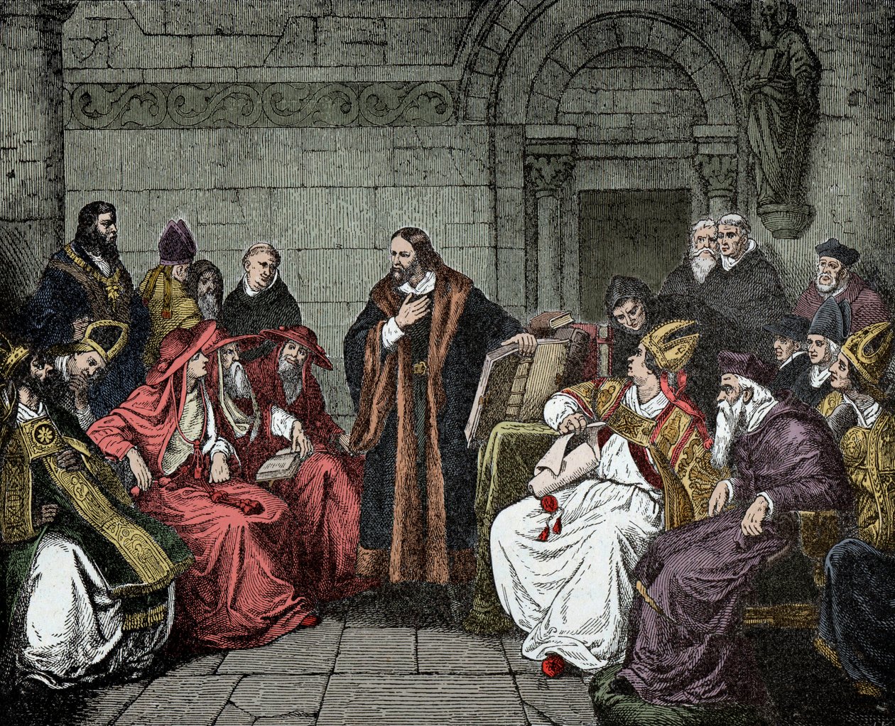 Jan Hus (lub Jean Huss autorstwa Unknown artist