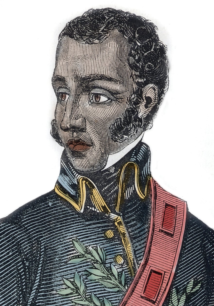 Jean-Pierre Boyer, prezydent Haiti od 1818 do 1843 - Jean Pierre Boyer (1776-1850) polityk haitański - autorstwa Unknown artist
