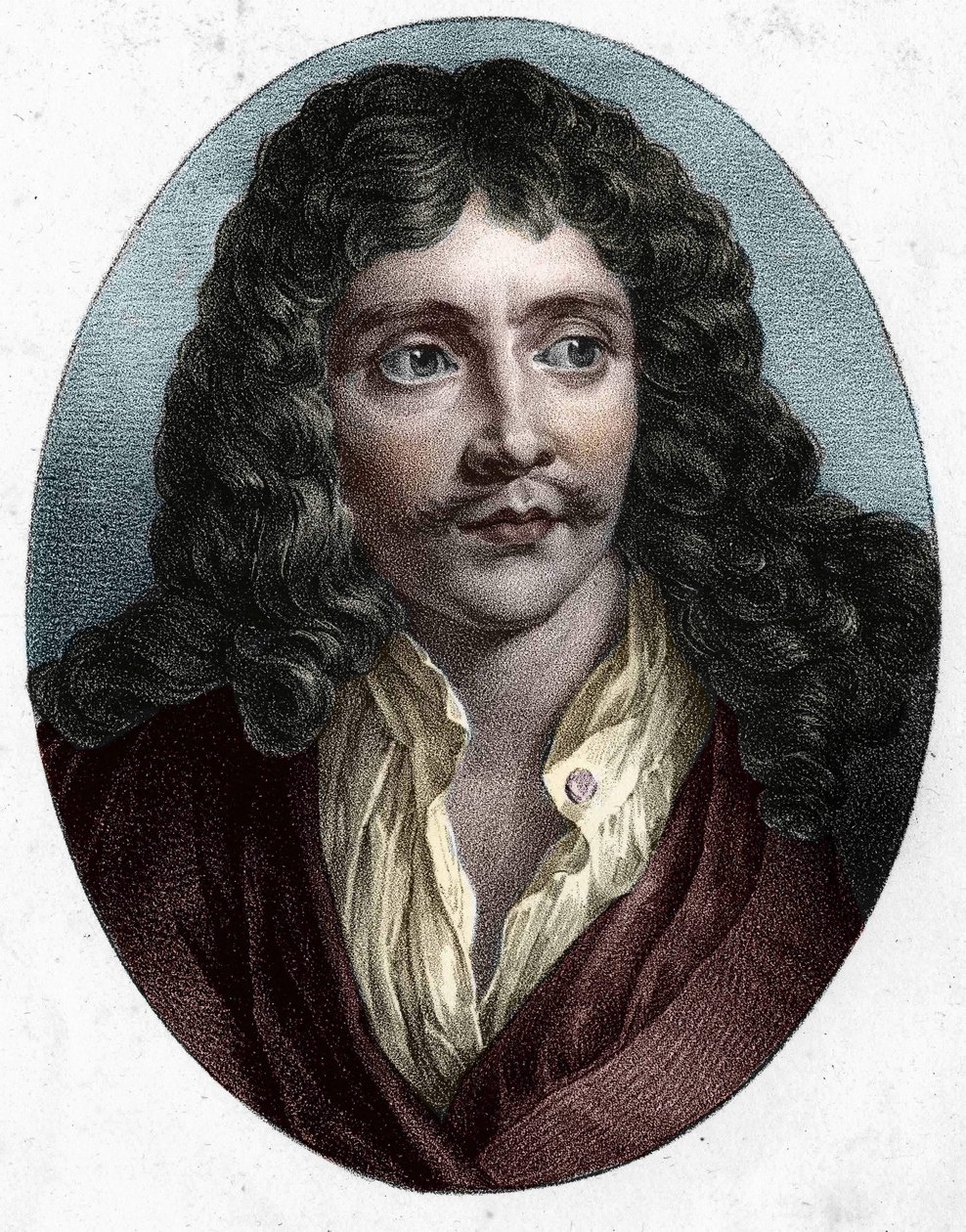 Jean Baptiste Poquelin powiedział, że Molier (1622-1673). autorstwa Unknown artist