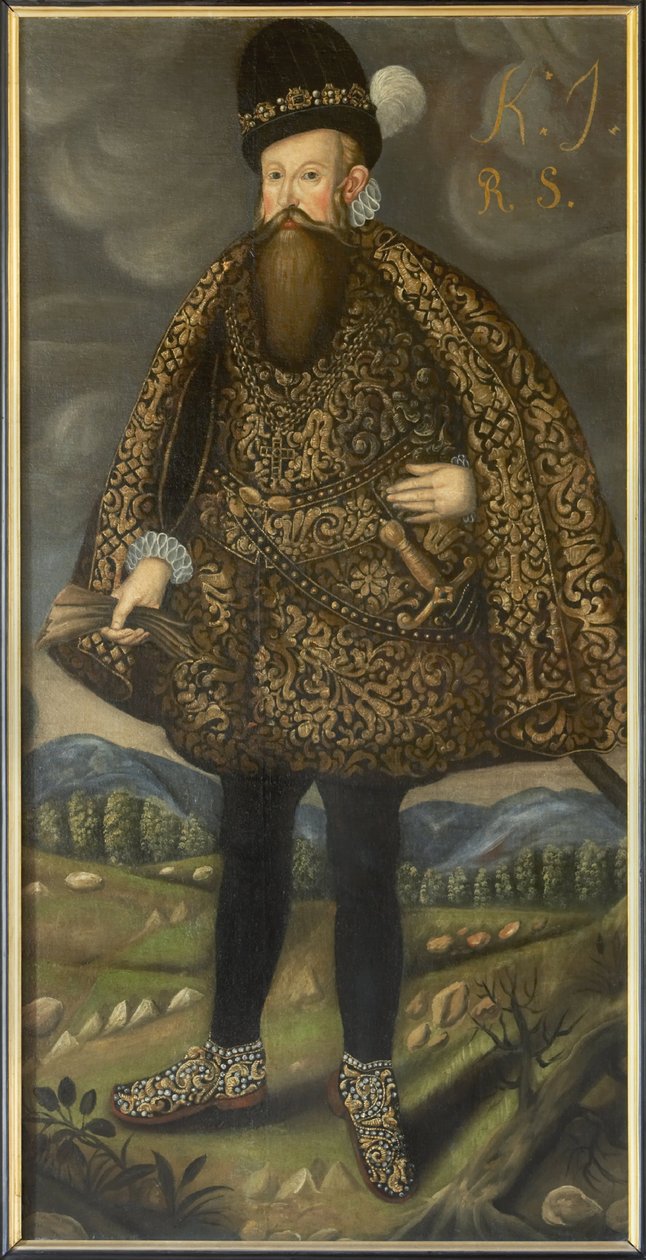 Jean III roi de Suede - Portret króla Szwecji Jana III (1537-1592), Anonim. Olej na płótnie. Wymiar : 195x98 cm. Muzeum Narodowe w Sztokholmie autorstwa Unknown artist
