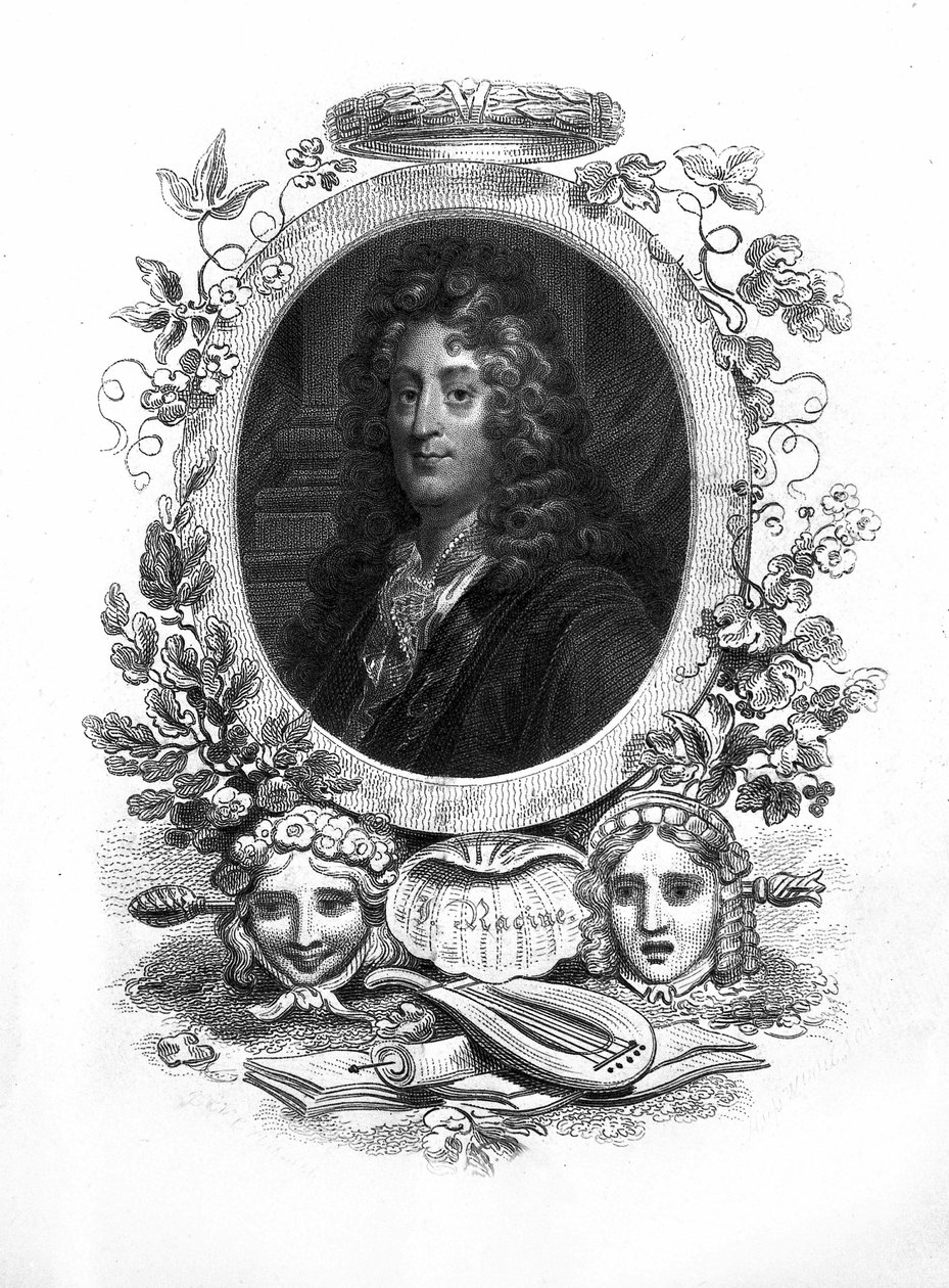 Jean Racine (1639-1699), francuski poeta tragiczny. autorstwa Unknown artist