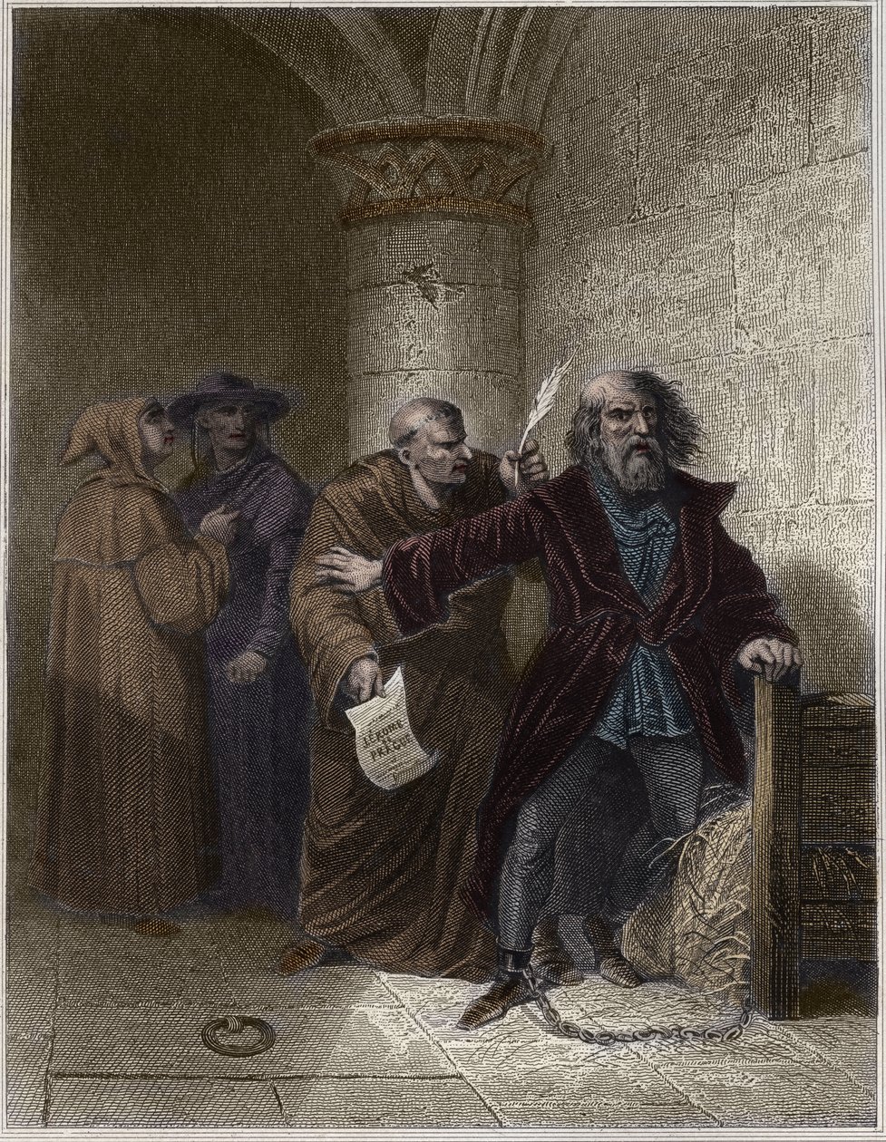 Hieronim z Pragi odmawiający wyrzeczenia się - Hieronim z Pragi (1379-1416) reformator kościoła, odmawiający odwołania - Grawerowanie w „” Popularnych postach, czyli historii bohaterskich czynów ludu i ich wpływie na naukę, sztukę, przemysł i rolnictwo” pr autorstwa Unknown artist