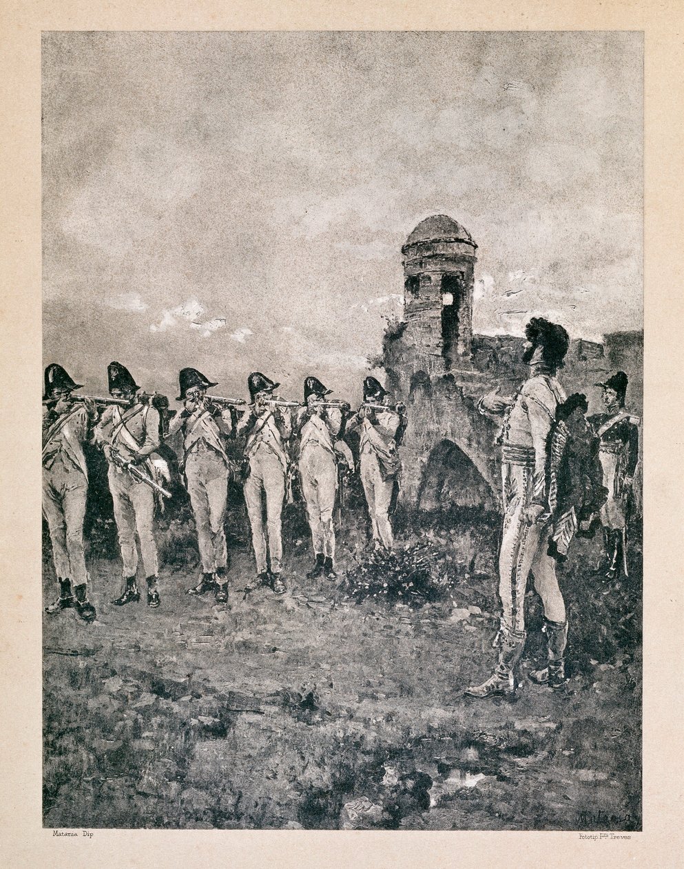 Joachim Murat (1767-1815), marszałek Francji, król Neapolu, rozstrzelany 13.10.1815 w Kalabrii Druki z okresu. autorstwa Unknown artist