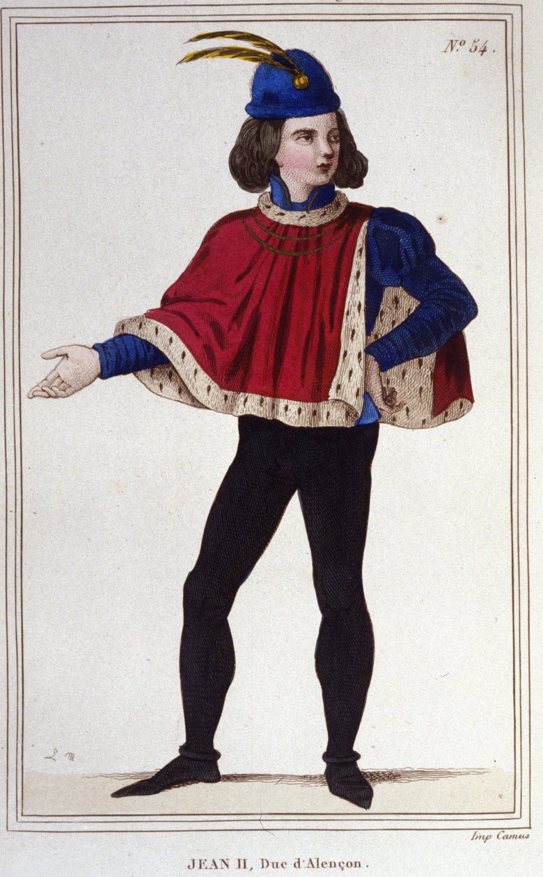 Jan II Walezjusz, książę Alençon (1409-1476). Dowódź armią królewską w towarzystwie Joanny d