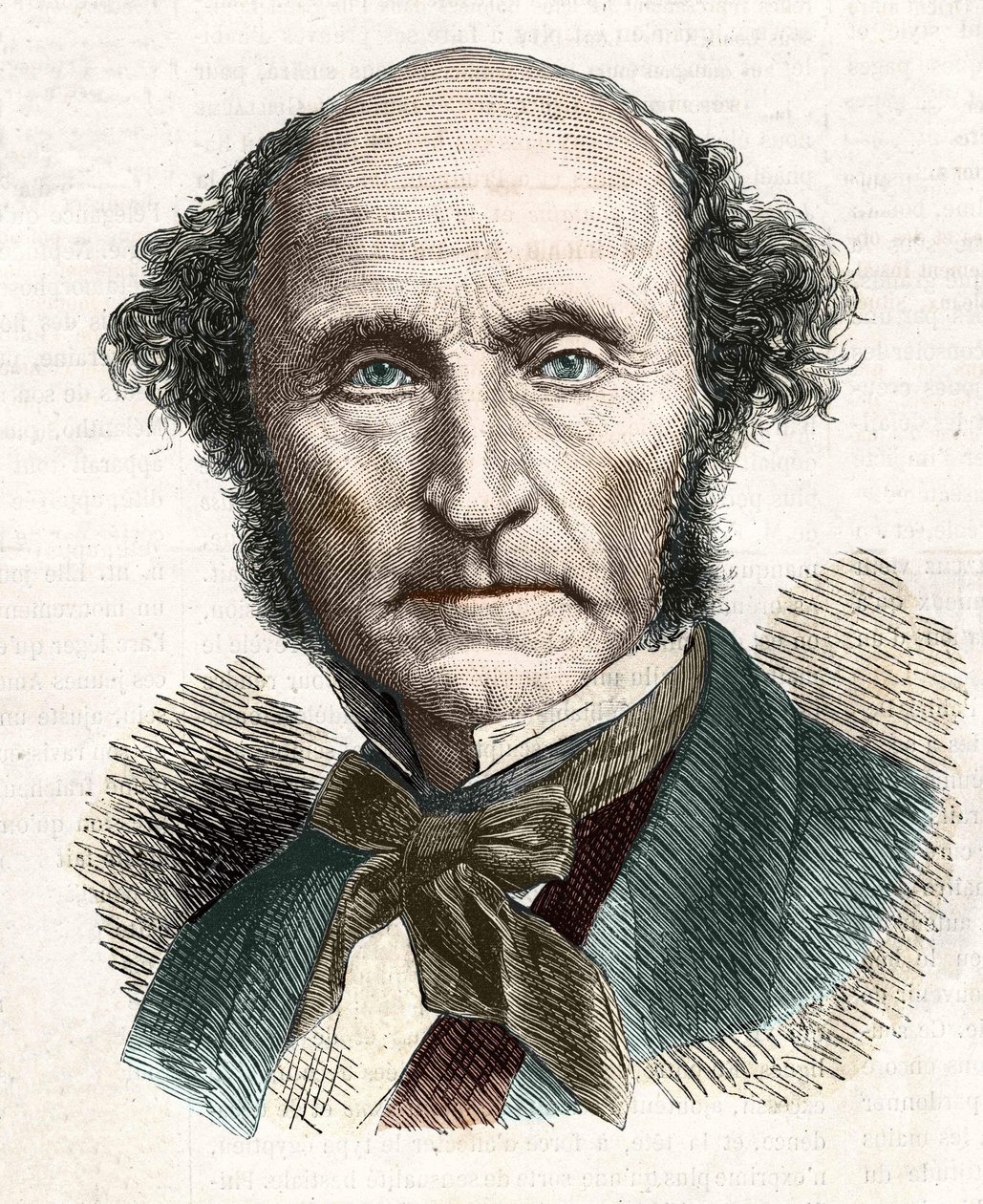 John Stuart Mill (1806 - 1873), brytyjski filozof i ekonomista. autorstwa Unknown artist