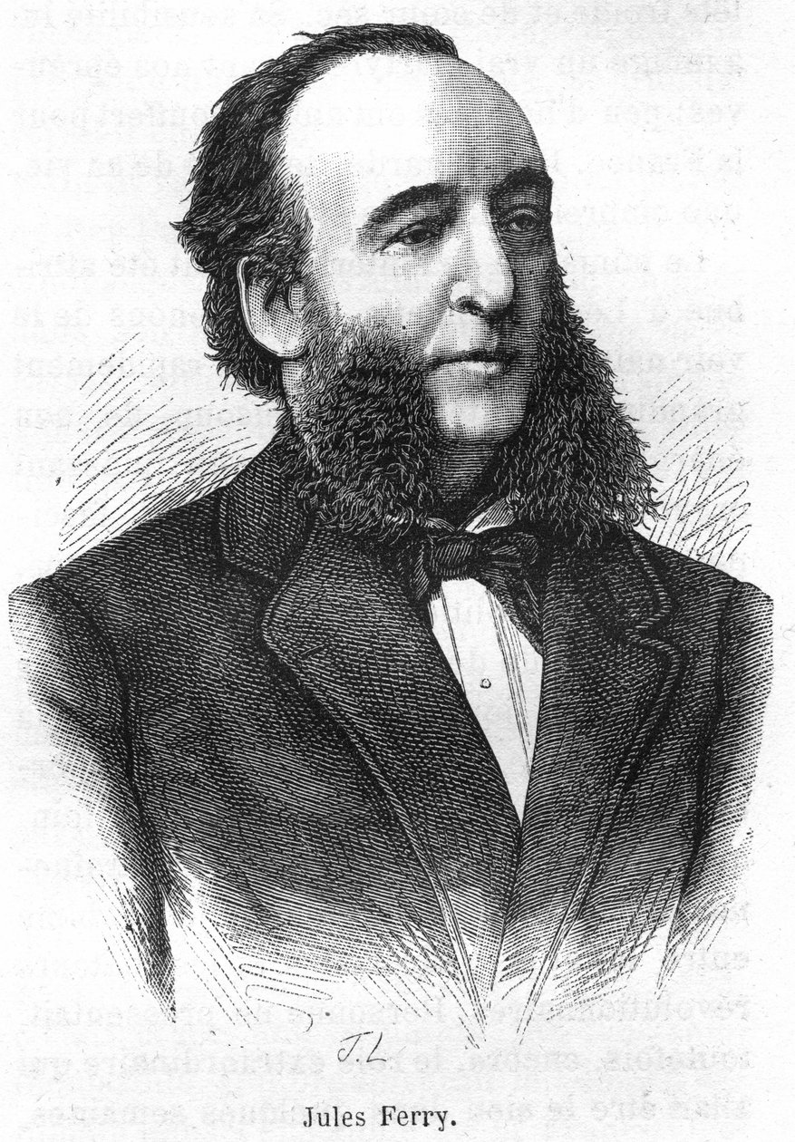 Jules Ferry (1832-1893), polityk francuski. autorstwa Unknown artist