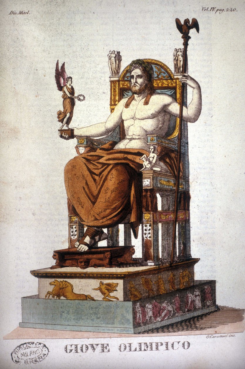 Jowisz (Zeus) - grawer autorstwa Unknown artist