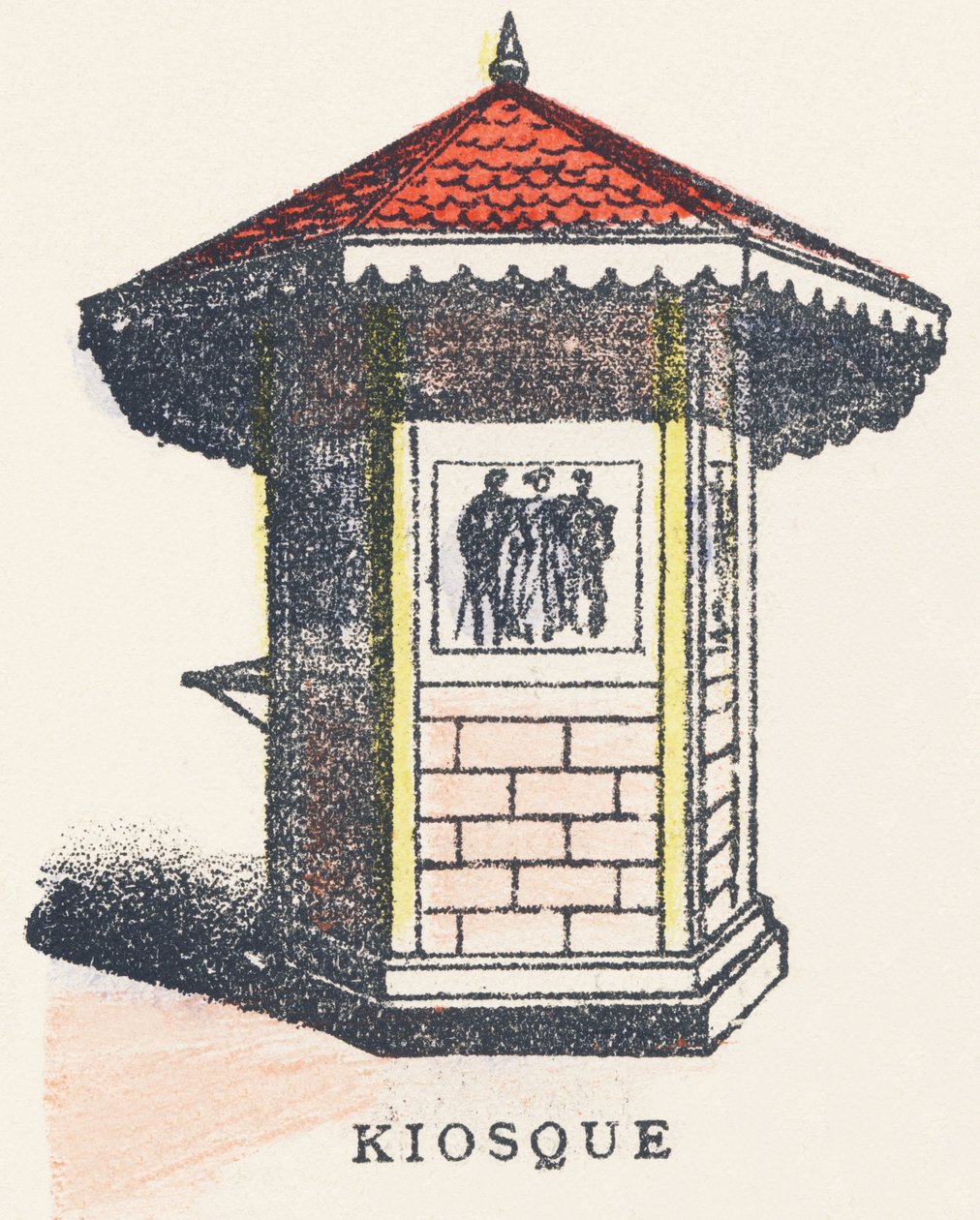 K: kiosk autorstwa Unknown artist