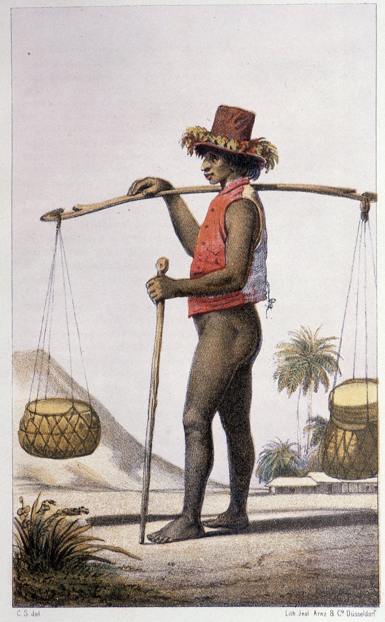 Kanak, Honolulu - w „Pierwszej żegludze szwedzkiej” Skogmana Carla Johana Alfreda, wyd. Sztokholm, Adolf Bonnier autorstwa Unknown artist