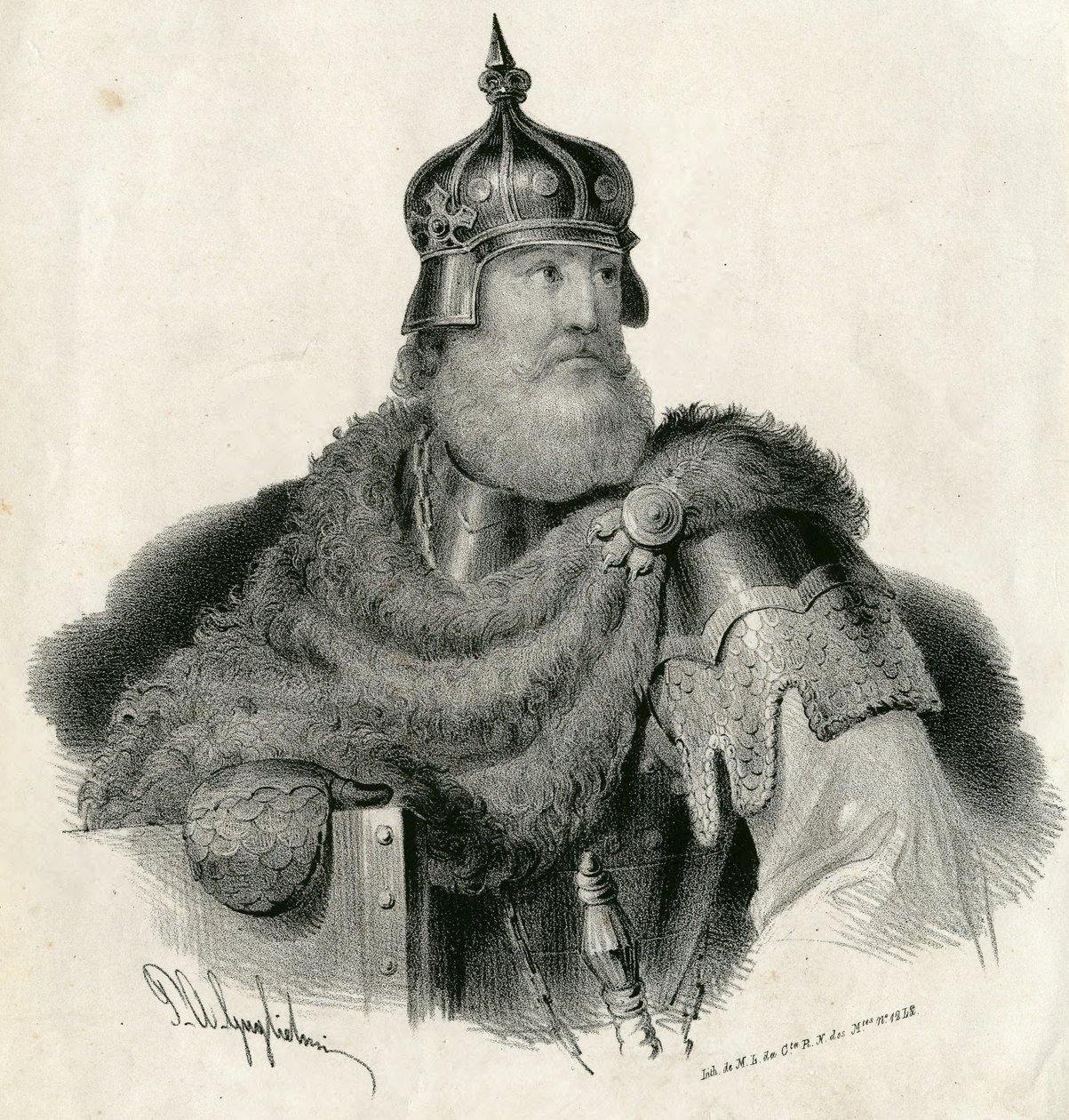 Kestutis - Wielki Książę Litewski i Książę Trocki 1297-1382 autorstwa Unknown artist