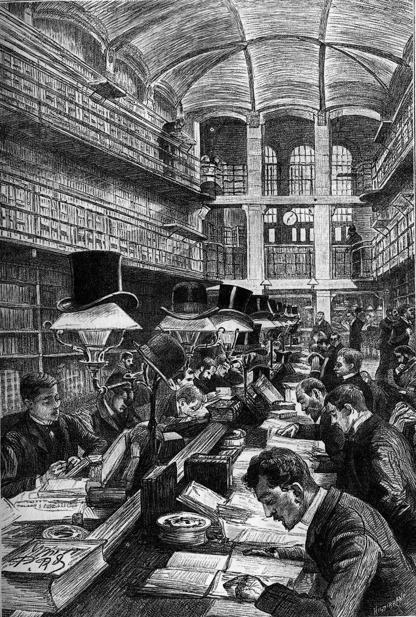 Biblioteka Cujas Szkoły Prawa Paryskiego, Grawerowanie w gazecie „”La jeunesse”” autorstwa Unknown artist