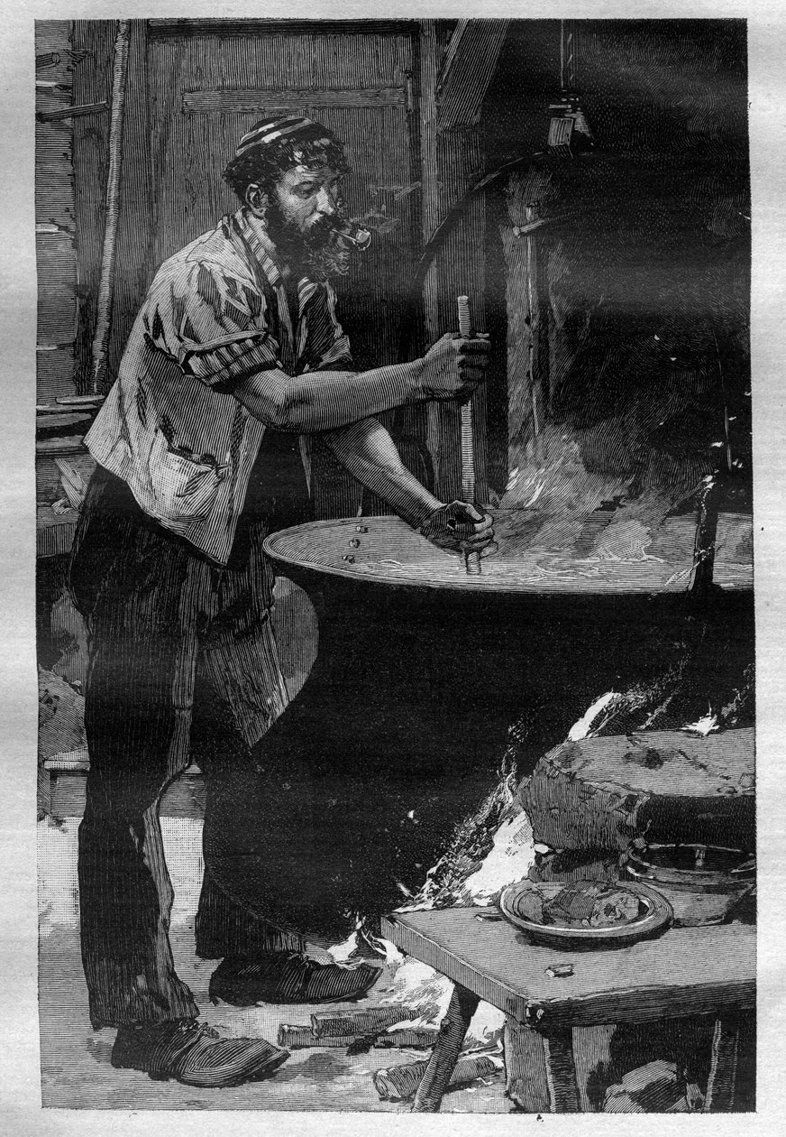 Produkcja sera Gruyere - Grawerowanie w „La Science francaise”” autorstwa Unknown artist
