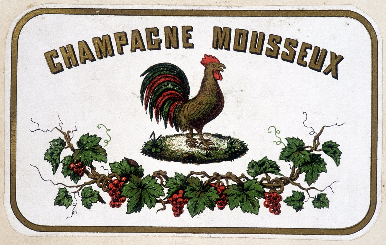 Etykieta „Szampan Musujący””. s.d.. autorstwa Unknown artist